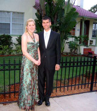 Dori & Aaron all decked out for a charity gala.