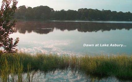 Dawn at Lake Asbury in Geen Cove Springs, FL - photo by Stibolt