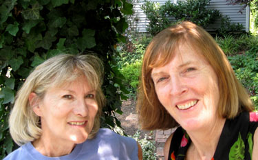 Susan Harris and Ginny Stibolt.  Photo by Stibolt