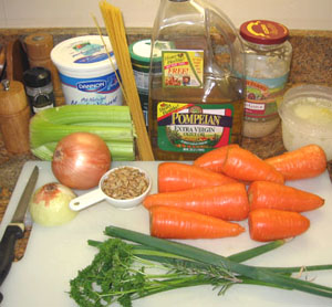 Preparing for carrot soup. Photo by Stibolt.