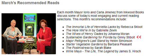 Mayor of Tampa recommends Sustainable Gardening for Florida