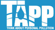 TAPP logo: Think About Personal Pollution